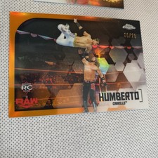 2020wwe Tops Orange Refractor /25 Humberto Carrillo & Angel Garza Rookies