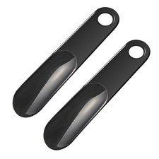 2 Pack Plastic Shoe Horn 7.5 Inch Portable Spoon for Elderly Kids Travel Home