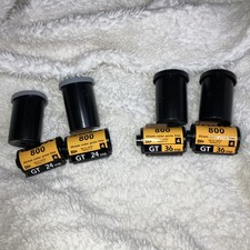 Kodak MAX 800 Color Film 35mm 2 -24 , 2 -36 exposures -expired lot of 4