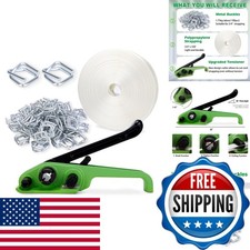 DJSUNPACKING Banding Strapping Kit Pallet Packaging Strapping Tool Set,Upgraded