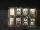 8xNorthwest Territorial Mint Pan America Silver Corp 5 gram .999 Fine Silver Bar
