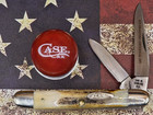 Case XX 52027 SSP Bradford Centennial 1979 Pocket Knife Sambar Stag — photo 2