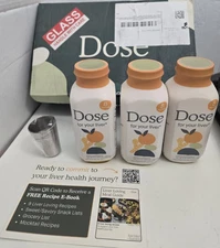 NEW & SEALED - Dose For Your Liver Dietary Supplement - 16 oz 3-pack