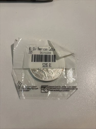 2005 $1 Silver American Eagle Littleton Sealed Pack Uncirculated 1 Oz Silver