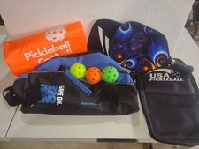 Pickleball Starter Set/ 2 Paddles, 2 Bags plus more