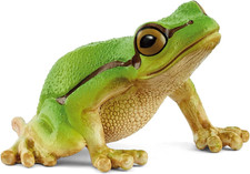 Wild Life - 3" European Tree Frog Toy Figurine. Realistic Hand-Painted Animal To