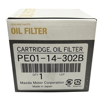 Genuine OEM Engine Oil Filter Cartridge 2012-2025 Mazda PE01-14-302B NEW