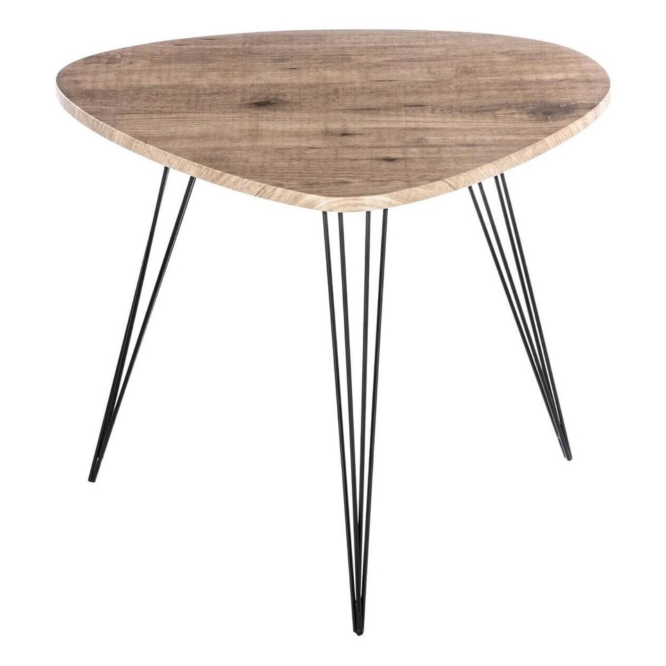 Table d'Appoint Industriel "Neile" 69cm Marron