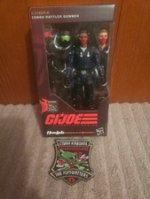 GI JOE HASLAB CLASSIFIED 185 1 12 COBRA RATTLER PILOT GUNNER 6    FIGURE & PATCH