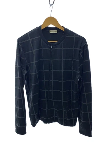 BALENCIAGA giacca blusa subacquea check nera S usata