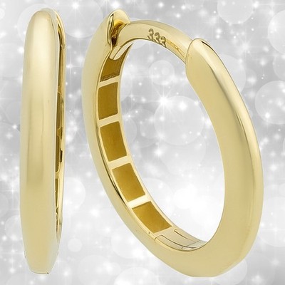 Balia Damen Creolen glanz aus 333 Gelbgold BGO0113GS
