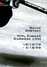 1999-00 Upper Deck McDonald's for the Record #C9 Wayne Gretzky