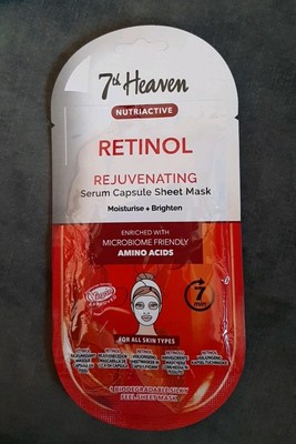 7th Heaven Nutriactive  ''Retinol'' Rejuvenating Serum Capsule Sheet Mask  Neu!