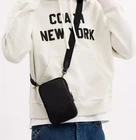 Coach Black Aden Leather Unisex Crossbody (CS044) - NWT
