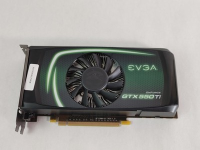 Lot of 2 EVGA Nvidia GeForce GTX 550 Ti 1 GB GDDR5 PCI Express x16 Video Card
