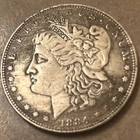 1884-CC Carson City Mint Silver Morgan Dollar Circulated. See all photos.