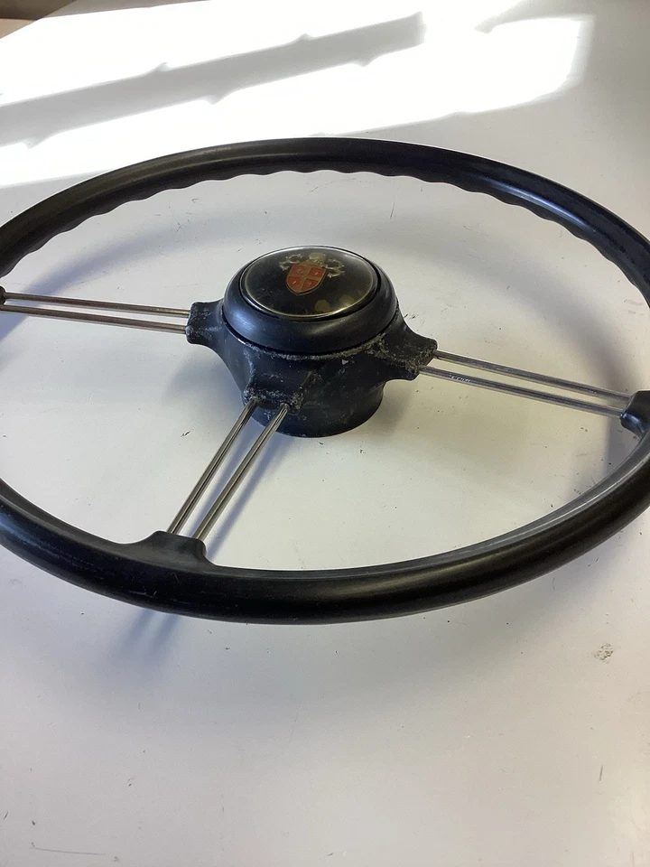 "Volante banjo Austin Healey 15 1/2"" años 60, sin grietas" Foto 4 de 4