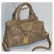 Marc Jacobs Y2K Classic Q 2Way shoulder Miniboston Hand bag Beige Leather Y2K