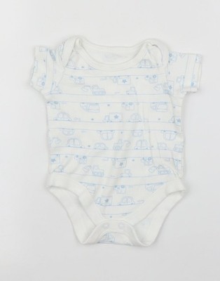 Baby UK Größe 0-3 Monate TU weiß Strampler Einteiler