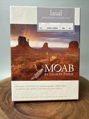 MOAB By Legion Paper Lasal Photo Luster 300gsm 5x7 Single Sided