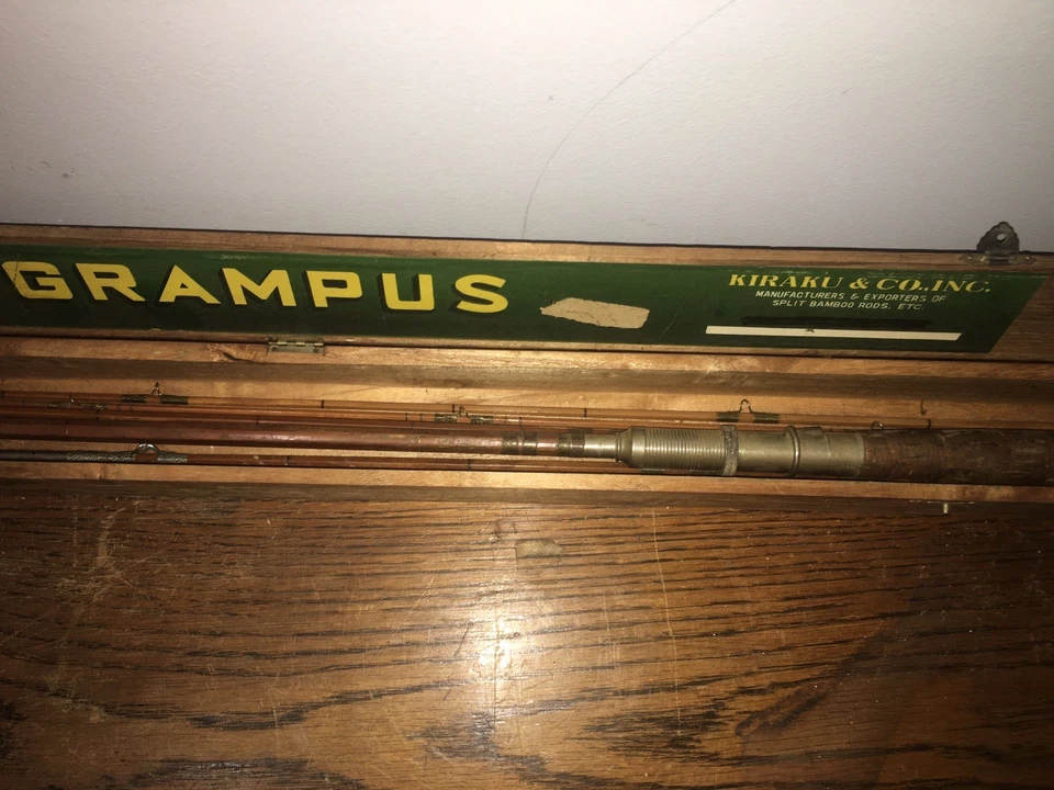 Vintage Grampus Fishing Cane Octagon Shaped Pole - Image 4 of 4