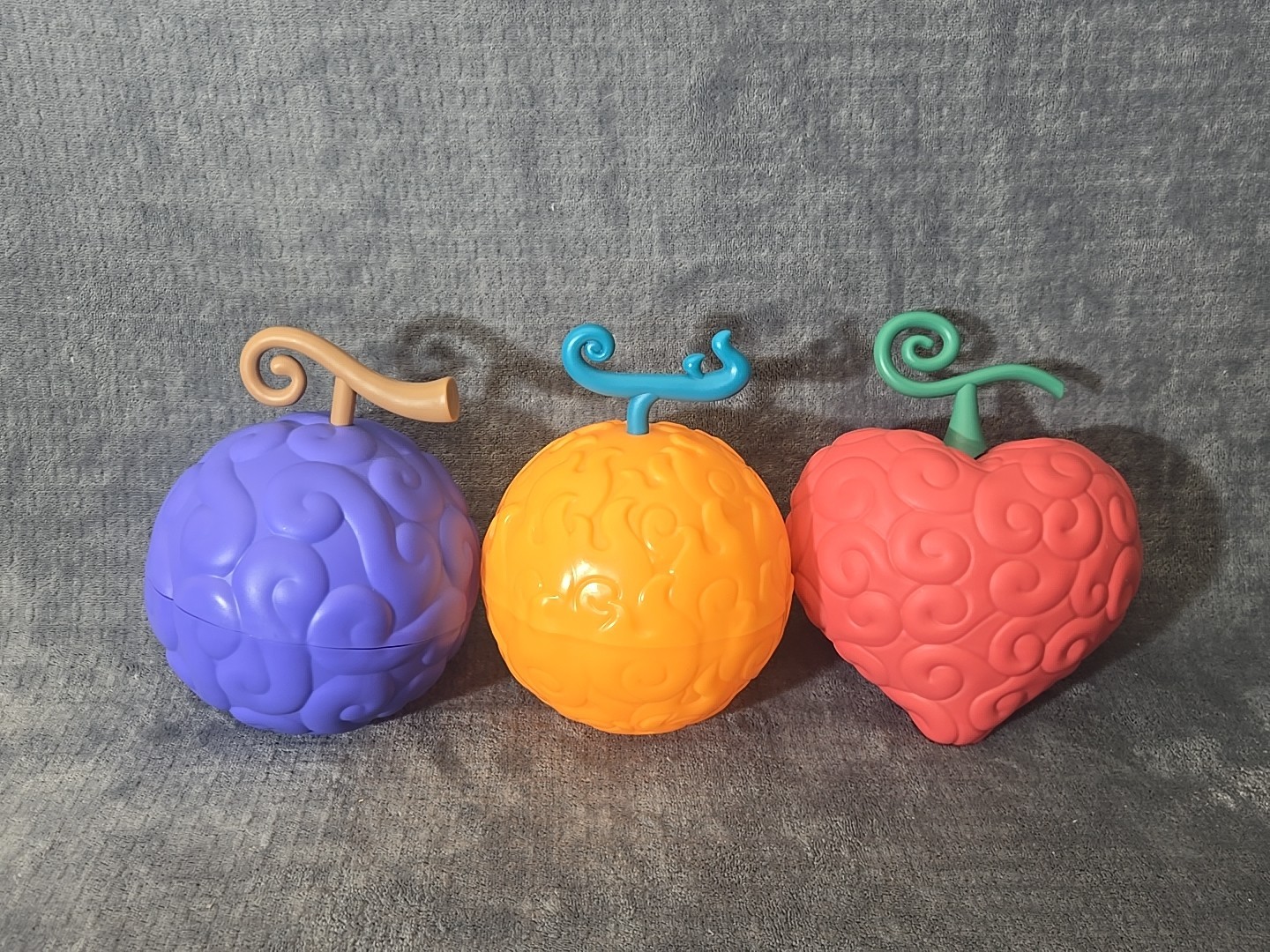 One Piece Devil Fruit Collection Vol 1, 2 y 3 SOLO FRUTA Op Gum Mora Mora