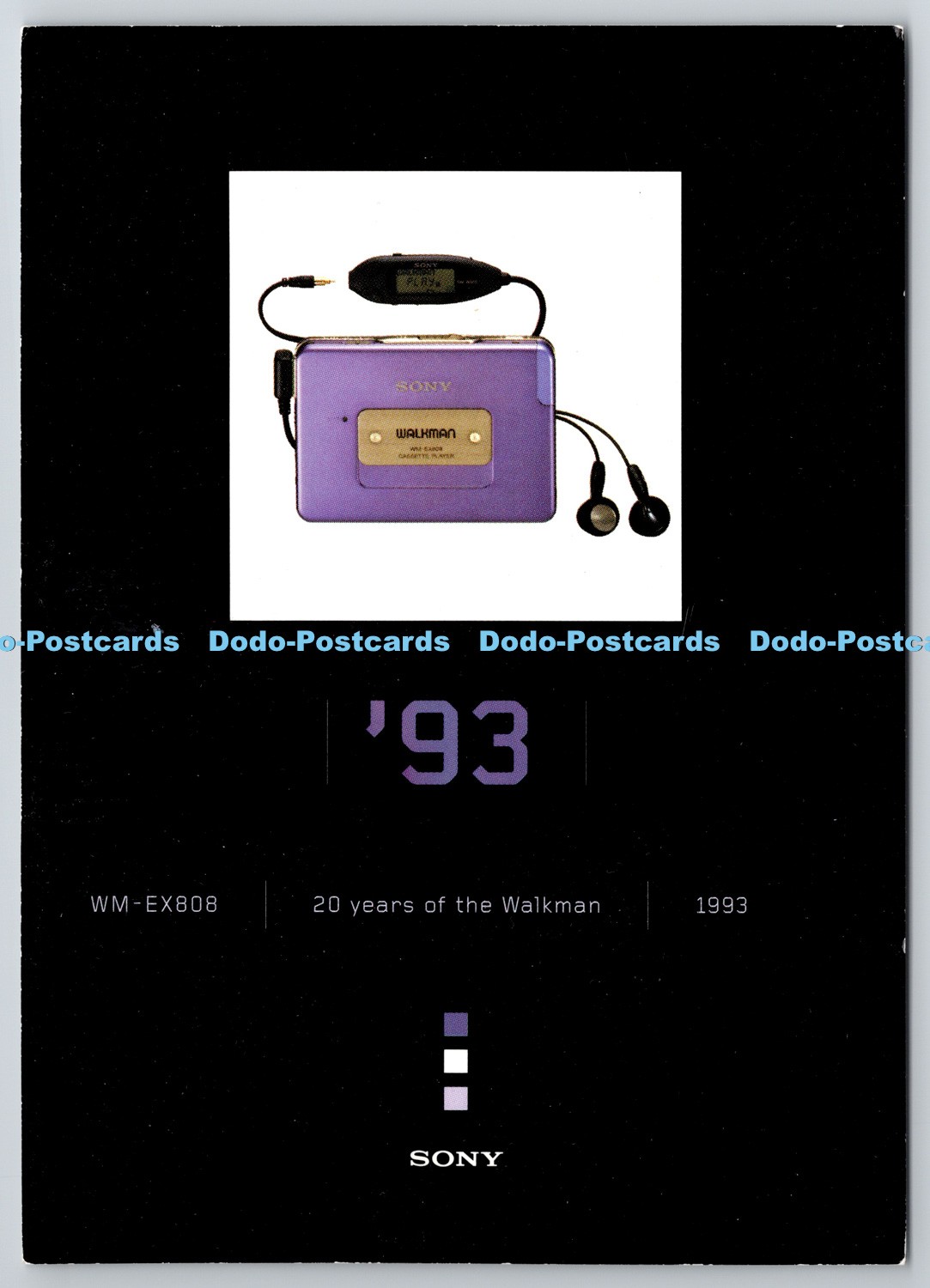 D321658 Japan. Sony Corporation. Walkman. Voted as Best Thing Ever by Stuff Maga