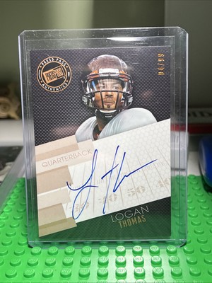 2014 Press Pass - Signings Logan Thomas #PPS-LT Bronze Hashmarks /99 (AU, RC)
