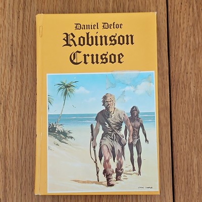 Daniel Defoe Robinson Crusoe HC Modern Promotions 1982 Illustrated John Cooper