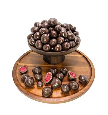 Himbeeren gefriergetrocknet in Zartbitterschokolade 100g-1kg Premium