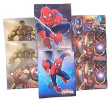 School Folders 2-Pocket Sturdy Poly Lot of 6 Marvel Superheroes Hulk Avengers