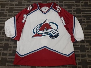 COLORADO AVALANCHE 1997 98 PASCAL TREPANIER GAME WORN NHL STARTER JERSEY SZ 54R