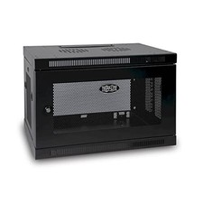 TRIPP LITE 9U WALL MOUNT RACK ENCLOSURE SERVER CABINET, 5-YEAR WARRANTY - BLACK