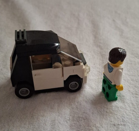 3x LEGO City Sets 30357, 60250 & 3177 Road Worker City Car Mail Plane COMPLETE