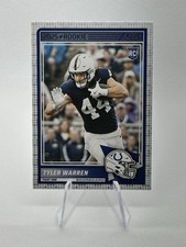 2025 Panini Score Football Tyler Warren RC Scorecard #21 Indianapolis Colts