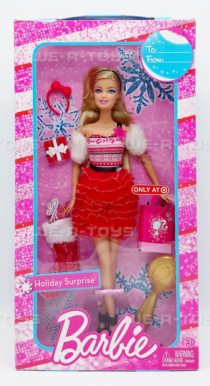 Barbie Holiday Surprise Target Exclusive Doll 2012 Mattel BBV57 NEW