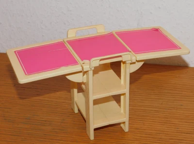 vintage TABLE pliable SERVANTE de CUISINE 1984 poupée BARBIE MATTEL 9119-2280 - Photo 1/4