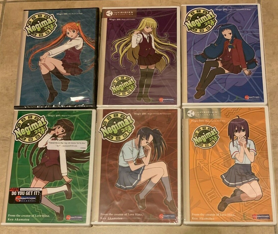 Negima Magic 1-6 101 201 301 401 501 601 Complete Series DVD 6-Disc Set NEW Regularne oferty sklepu