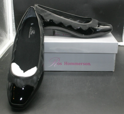 Ros Hommerson Tootsie Ballet Flat Black PT 74034 Women's Dress