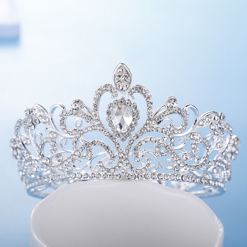 Tiara Boda Fiesta Princesa Corona Diademas Hechas a Mano Tiaras para Niñas - Imagen 9 de 14