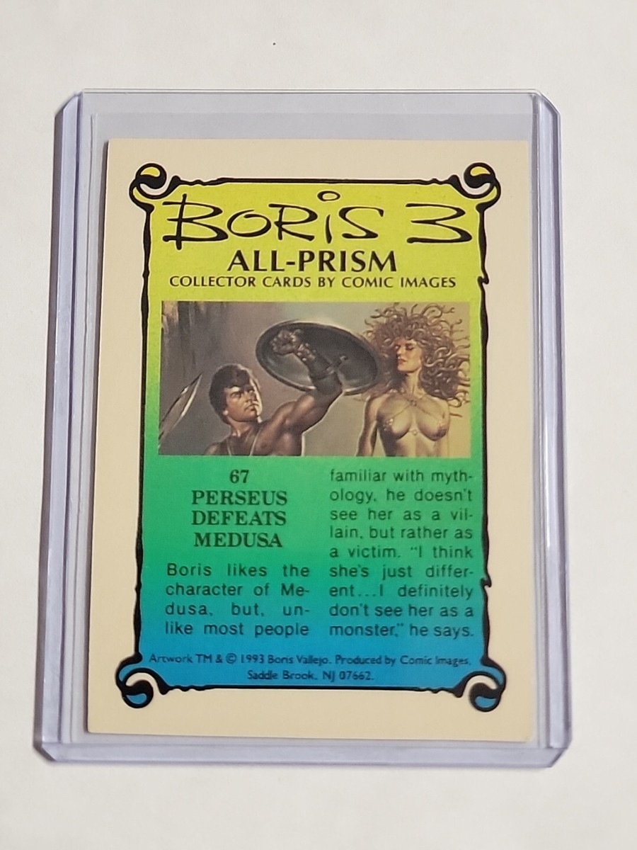 Boris 3 All-Prism Card - #67 Perseus Defeats Medusa Mint Shape | eBay
