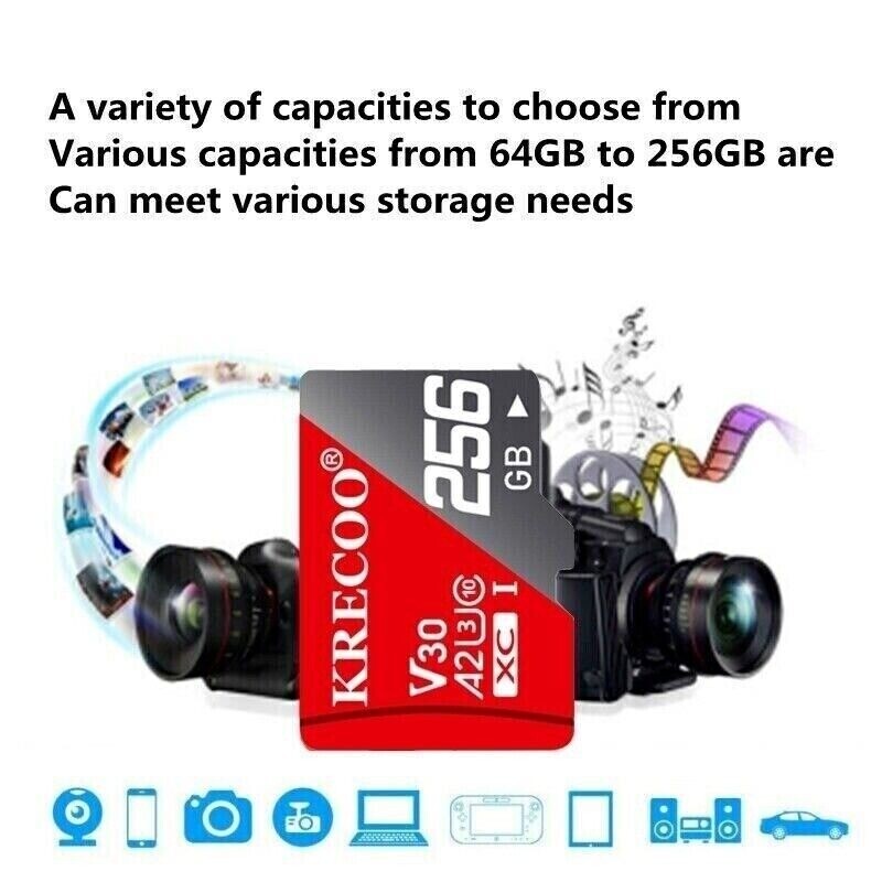 High speed Micro SD Card Ultra 128/256GB 1TB Class 10 Memory Card SD A2 TF Lot eBay