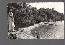 CPSM - LAC DU BOURGET - STATUE DE LAMARTINE - SAVOIE 73