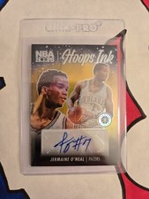 Jermaine O'Neal- 2023-24 NBA Hoops Premium- Ink #HI-ONE GOLD AUTO 10/10- Pacers