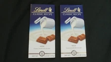 (2) Lindt Classic Recipe Creamy Smooth Milk Chocolate Bars 4.4 Oz Each Yummy! #7
