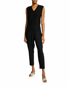 eileen fisher v neck jumpsuit