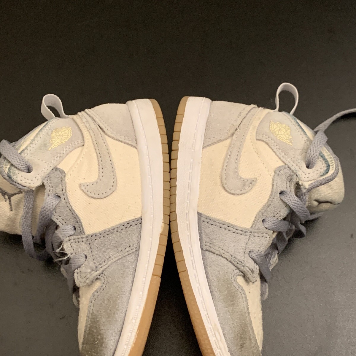 Nike Air Jordan 1 Mid SE Coconut Milk Grey TD DN4344-100 sz