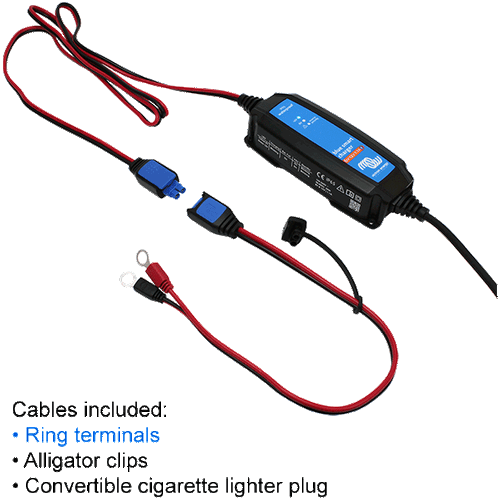 Victron Blue Smart IP65 SLA/LiFePO4 Charger Maintainer Auto Voltage 6V/12V 1.1A - Picture 2 of 2