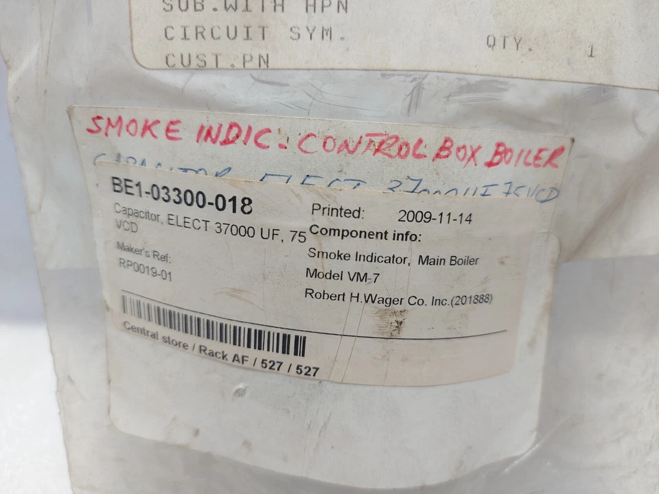 Nippon Chemi-Con 9823L 65 Capacitor 36DA 95C 3700µF/75V - Image 3 of 4