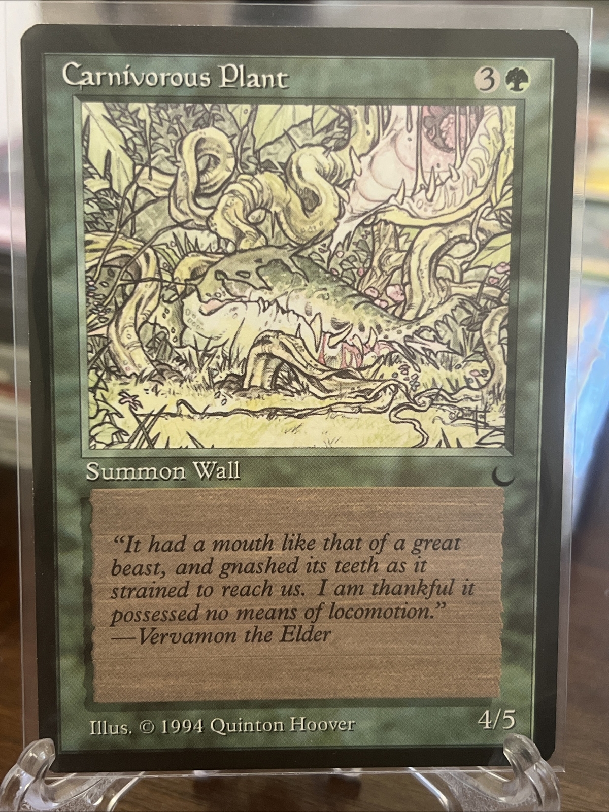 MTG / Magic: The Gathering - The Dark - Carnivorous Plant - Excellent/NM